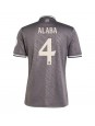 Real Madrid David Alaba #4 Alternativní Dres 2024-25 Krátký Rukáv